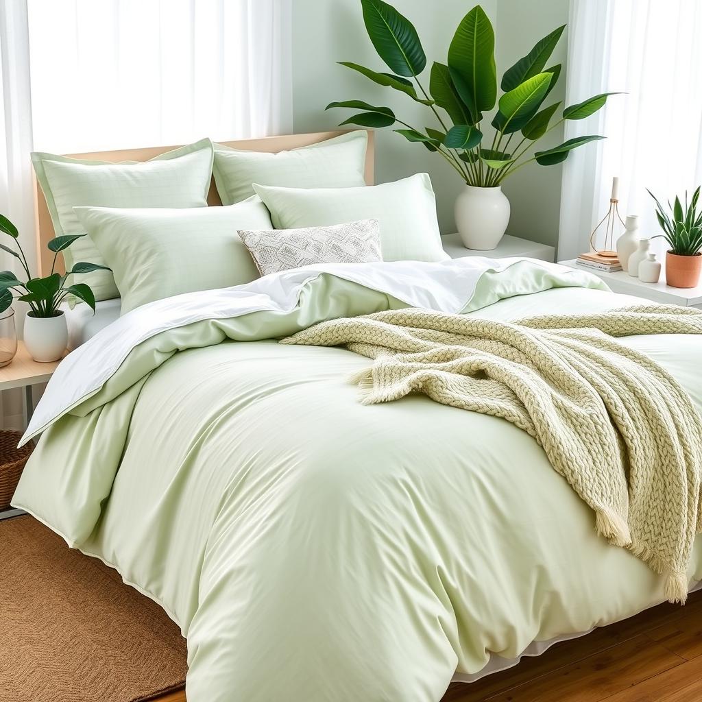 Green Bedding Ideas Green Bedding Ideas
