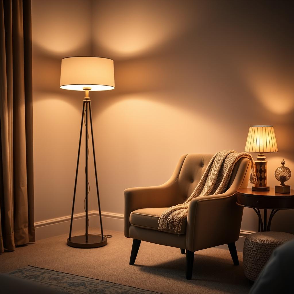 Bedroom Sitting Area Lighting Design