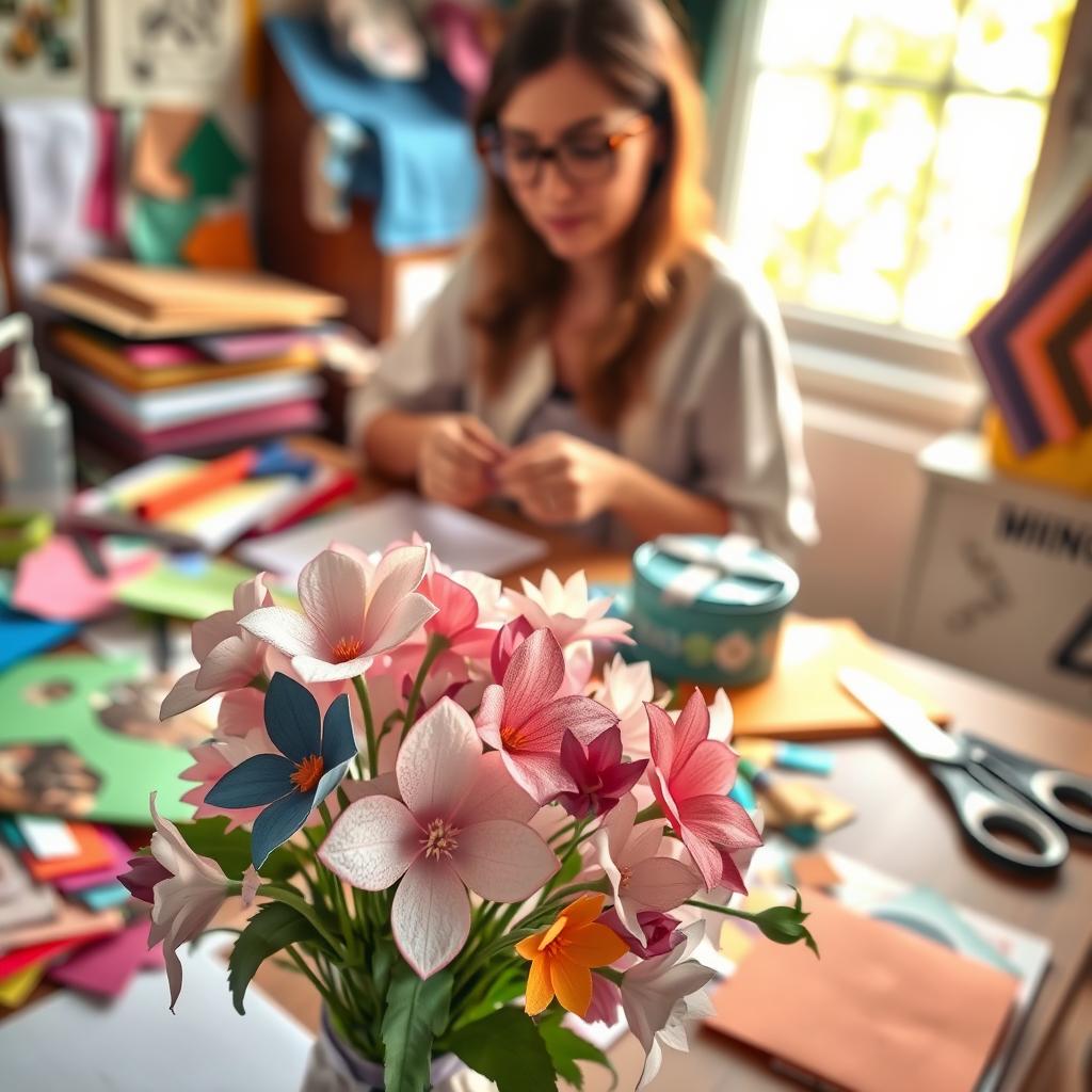 5 Ideas for DIY Paper Flower Bouquet