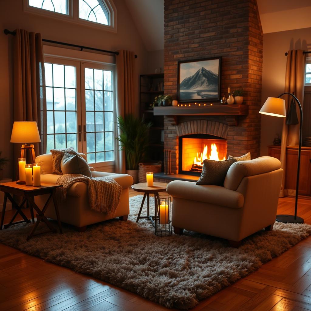Cozy Living Room Lighting