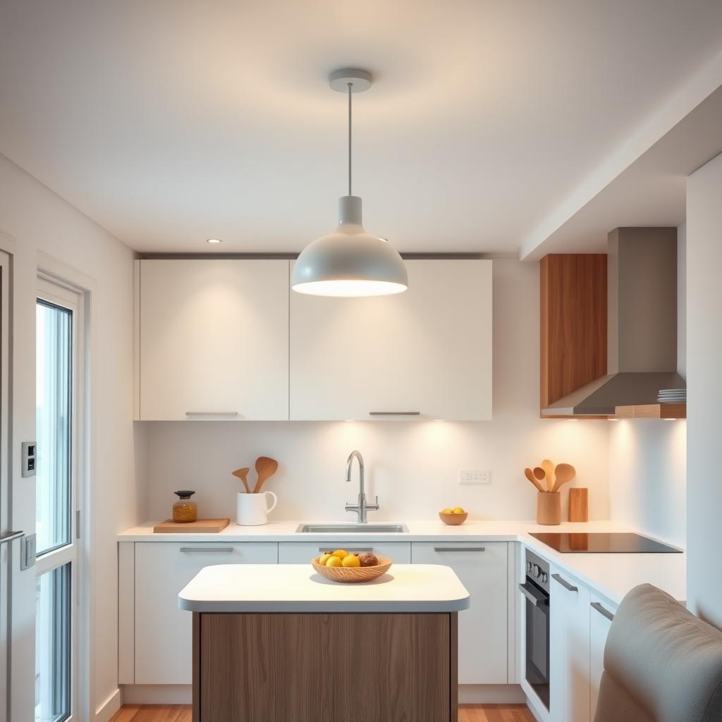 Small Kitchen Lighting Design