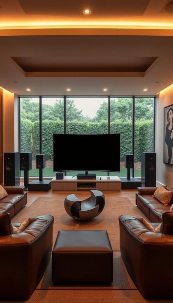 luxury entertainment room