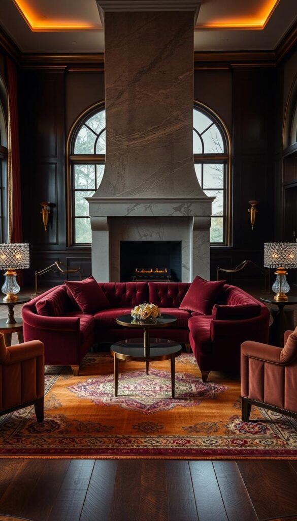 luxury living room color palette