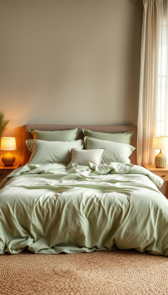 sage green bedroom bedding