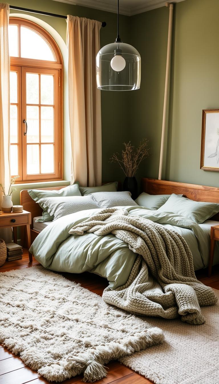 Discover 15 Cozy Sage Bedroom Decor Ideas - Laura Decorating