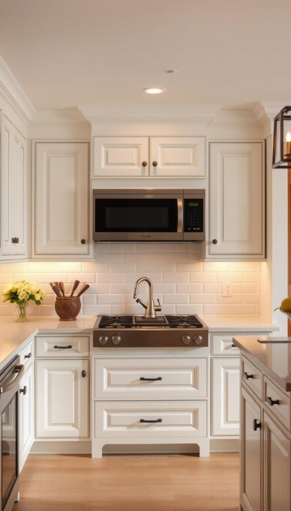 Choosing the Perfect Warm White for Kitchen Cabinets
