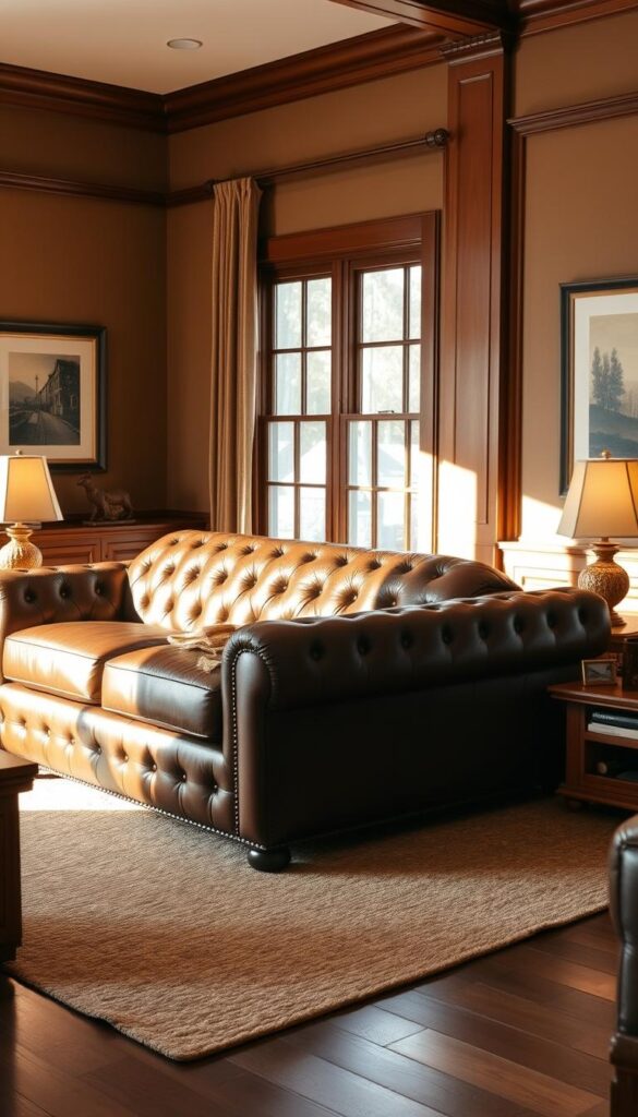 brown couch