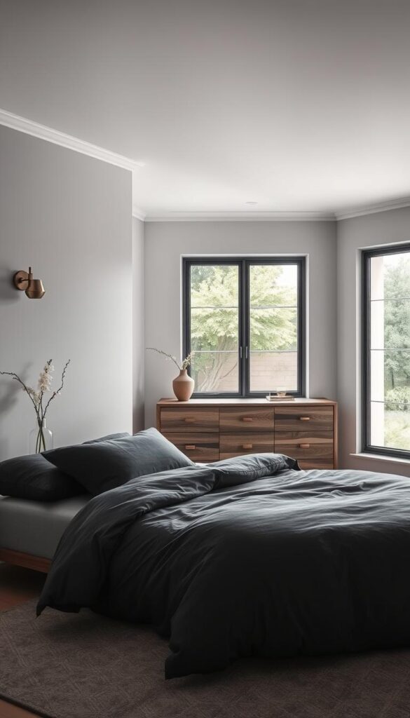 grey bedroom color palette