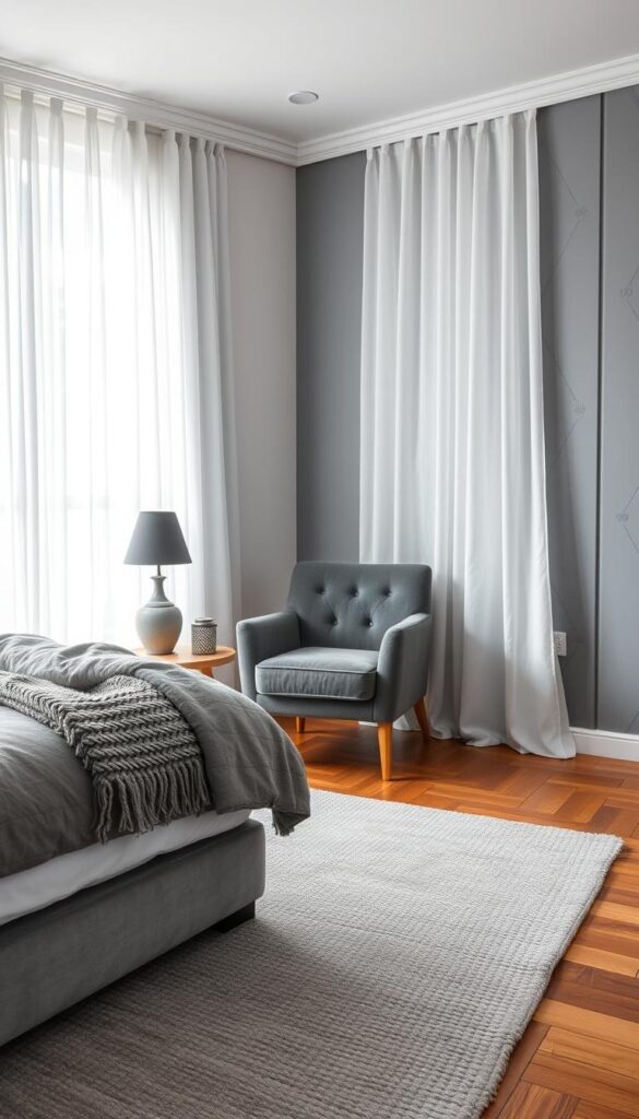 grey bedroom design