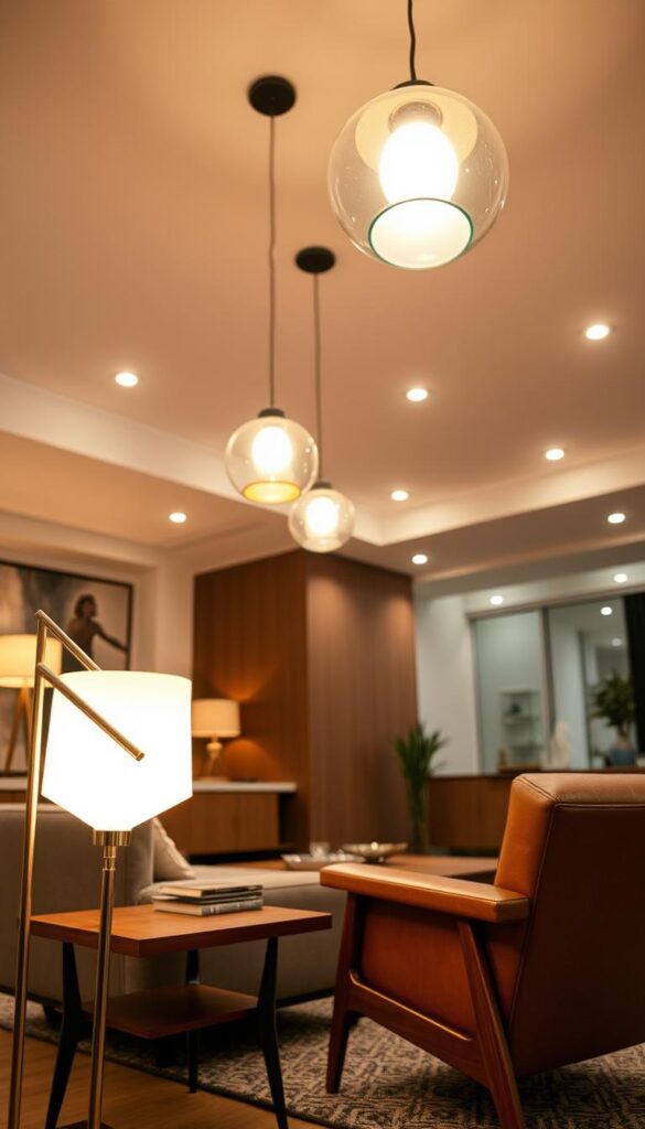 mid century modern lighting designs