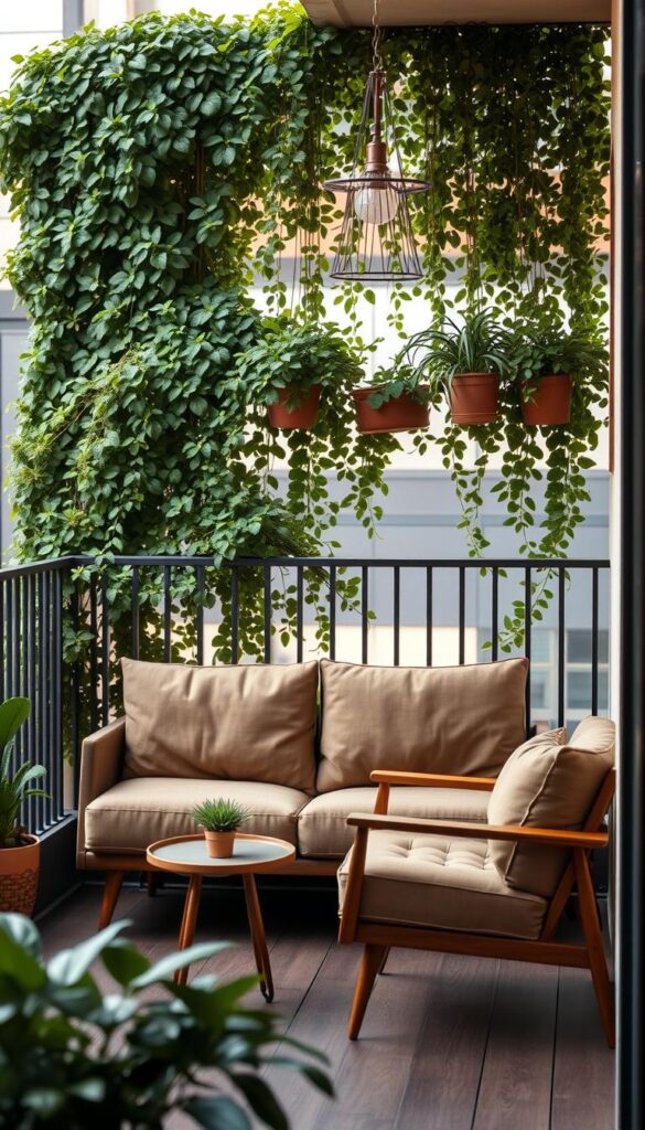 small balcony design cozy furniture ideas