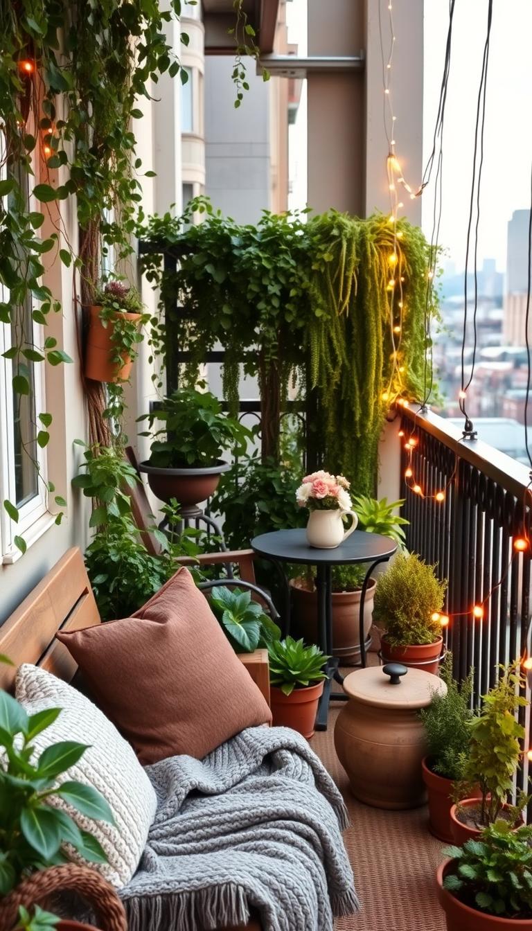 15 Cozy Balcony Ideas for a Relaxing Oasis - Laura Decorating