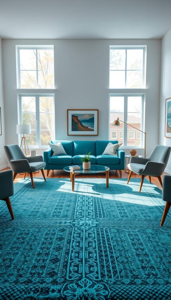 turquoise sofa living room inspiration