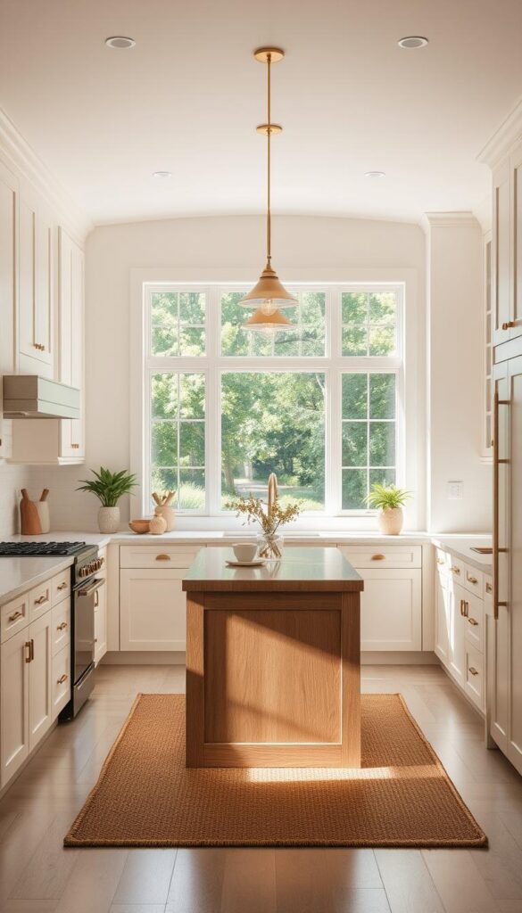 warm neutral kitchen design example