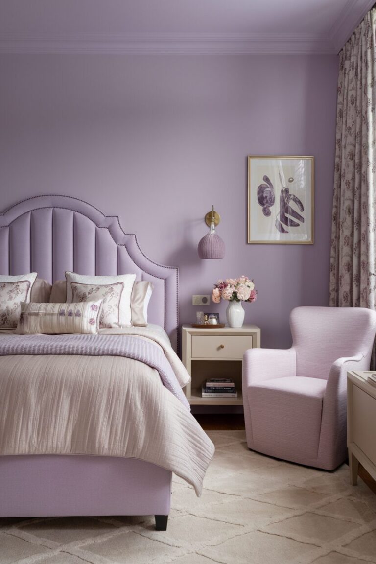 Inspiring Purple Bedroom Makeover Ideas - Laura Decorating