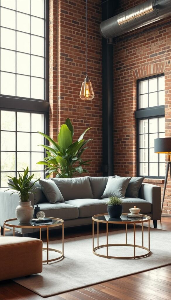 apartment inspo grey couch meets urban cool