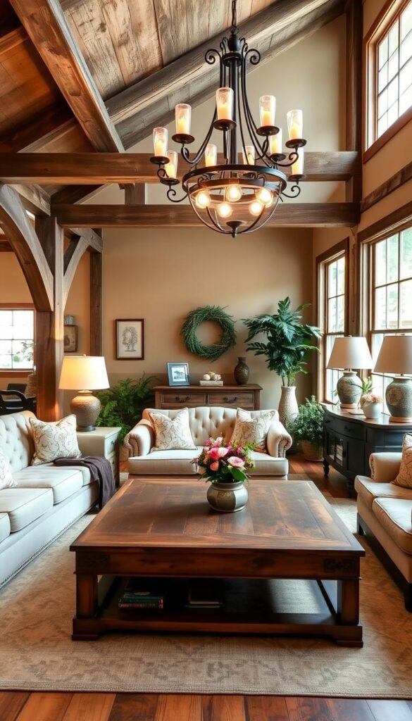 charming southern living room design