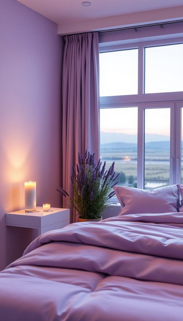 lavender room aesthetic