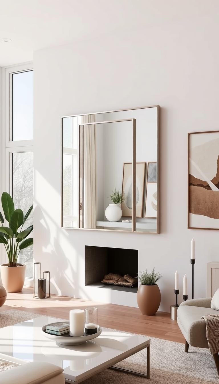 modern mirror decor