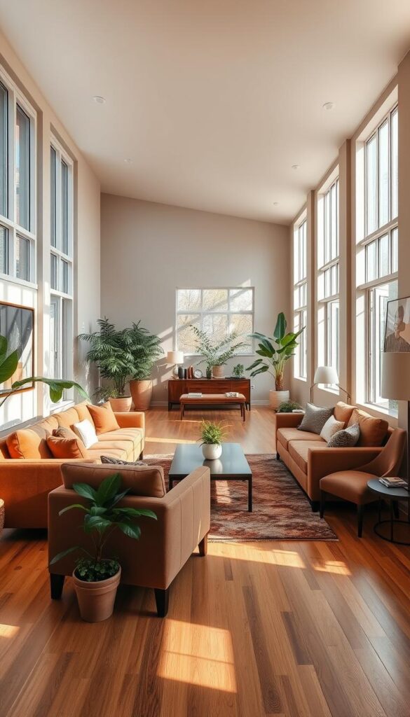 open concept living room